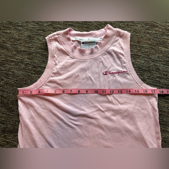 Champion Women's Crewneck Muscle Tank Pink Size small - Picture 7 of 8